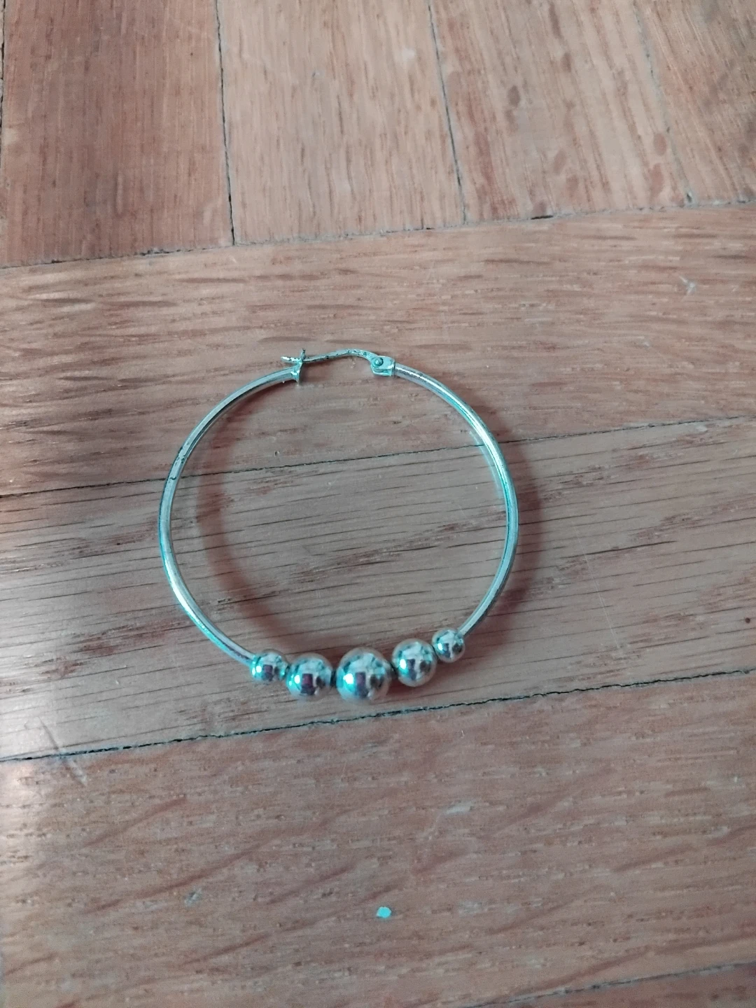 Sterling silver Hoop Earrings - photo 2