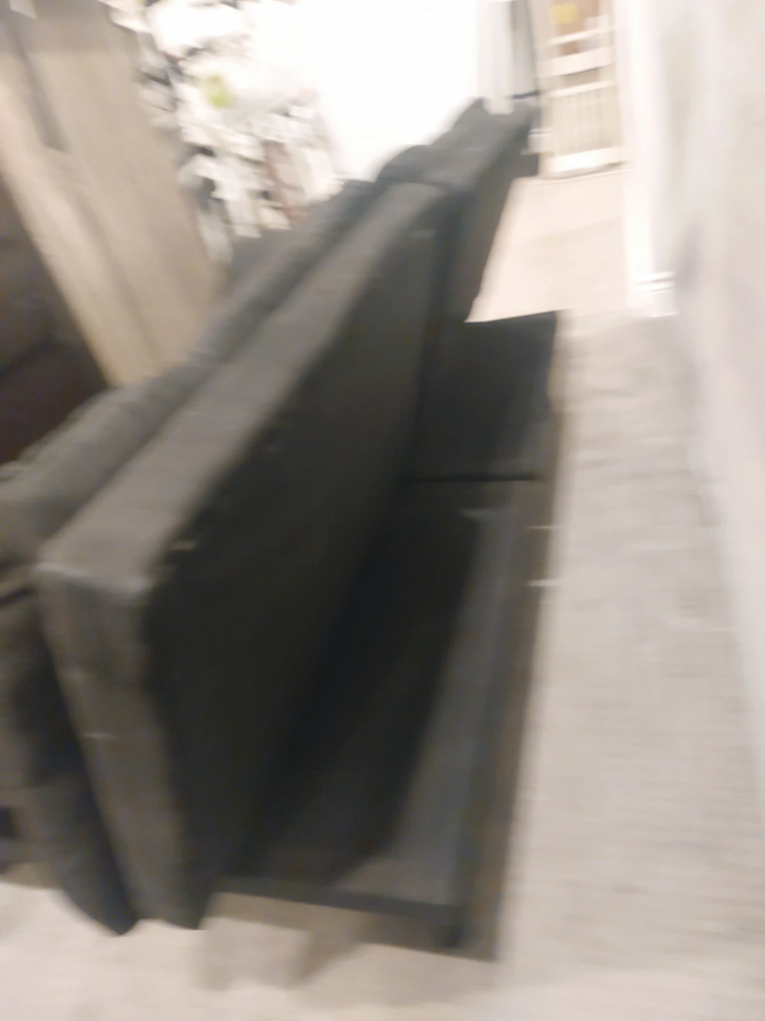 Dark Gray Futon Sofa Bed - photo 3