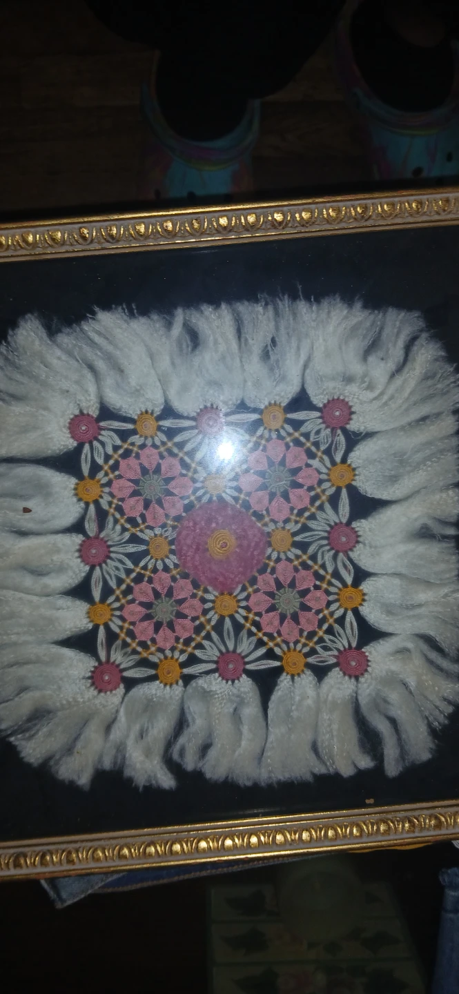 Framed Embroidery Art - photo 3
