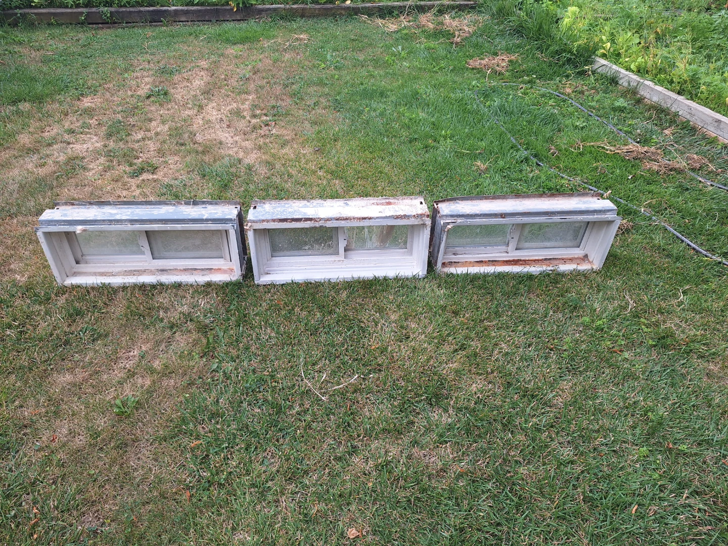 Set of 3 Basement Windows