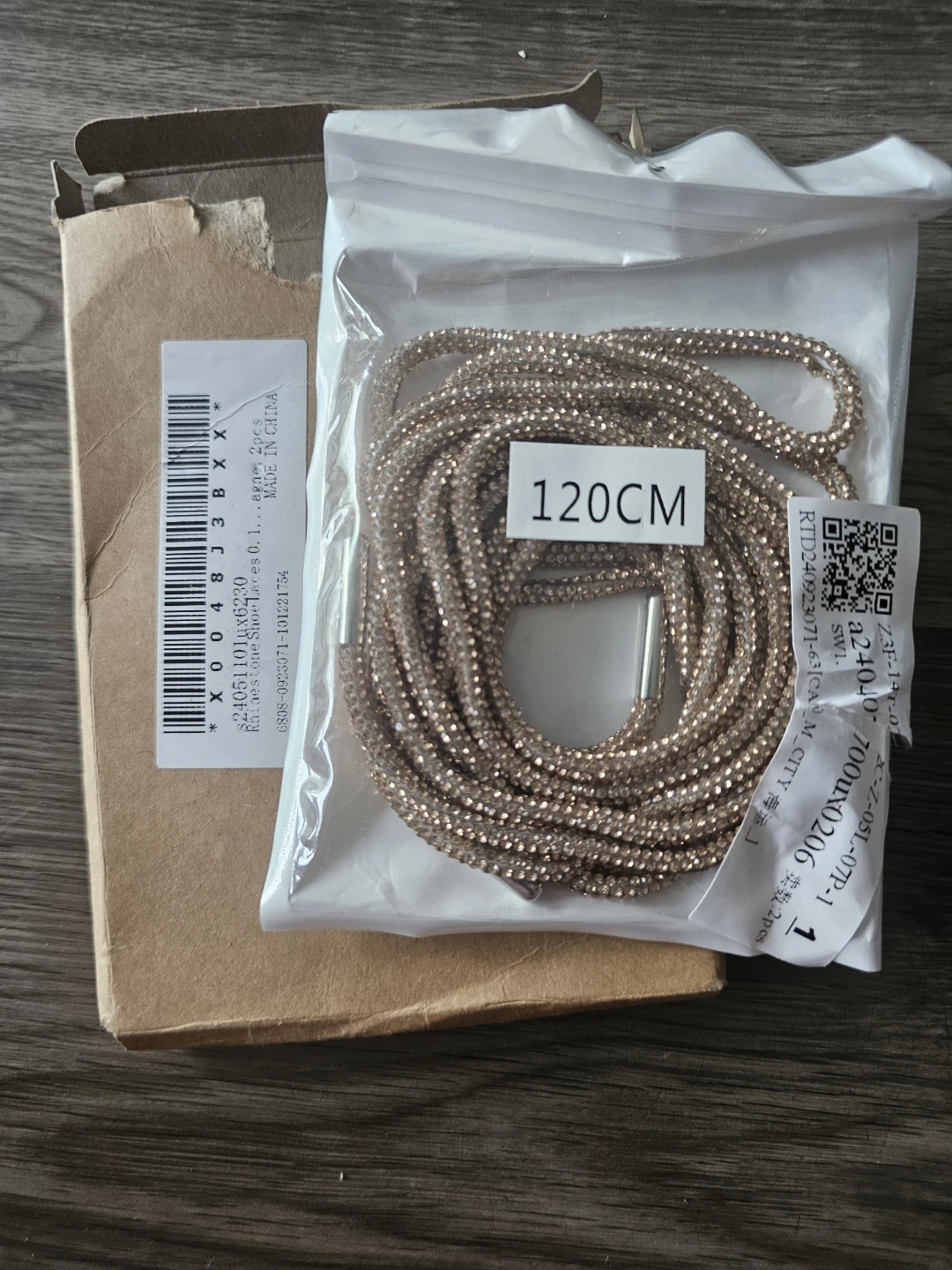 Rhinestone Shoelaces 120cm - photo 2