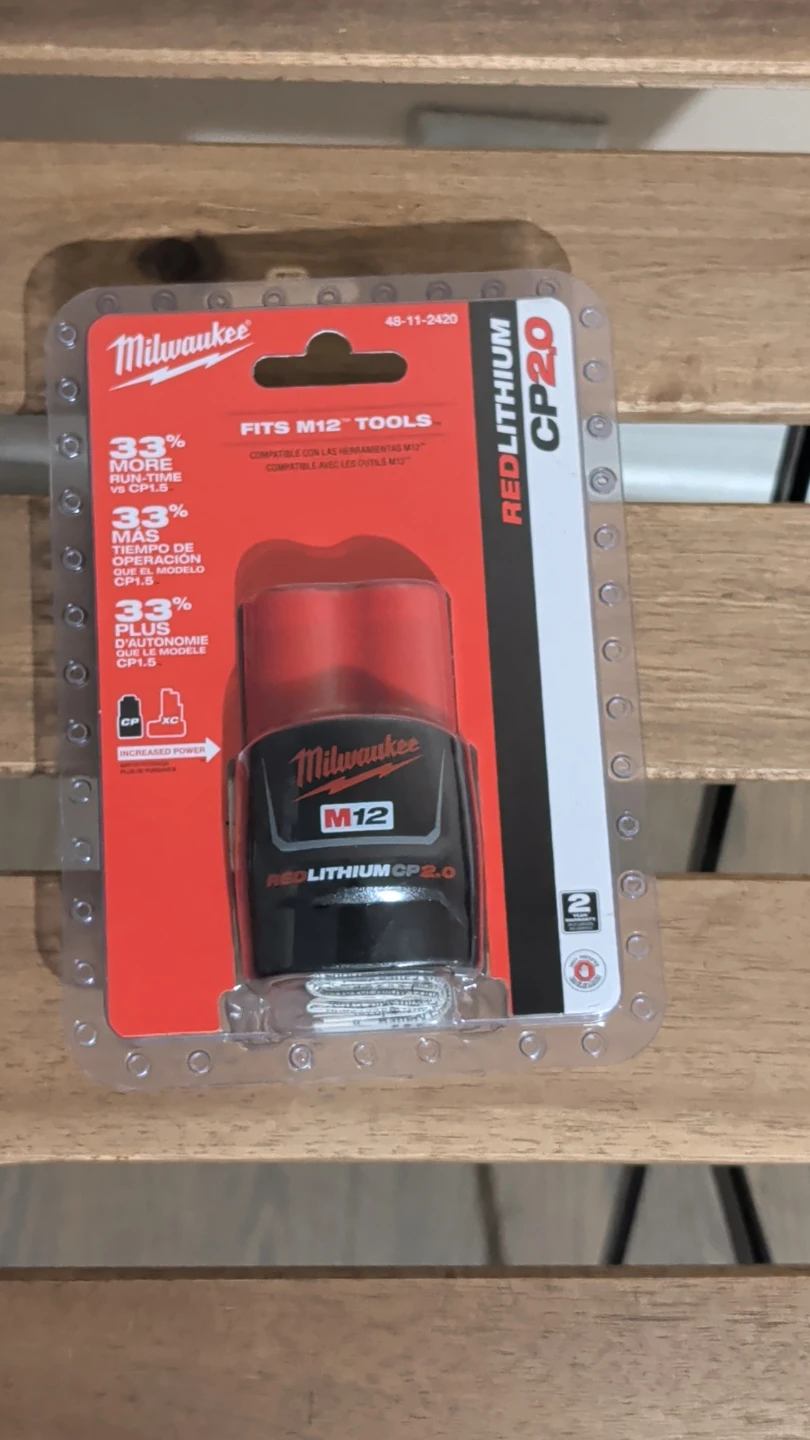 Milwaukee REDLITHIUM CP2.0 Battery