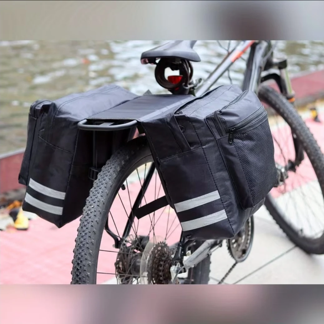 saddle bag rear bag tail rack bag bicycle ebike - photo 2