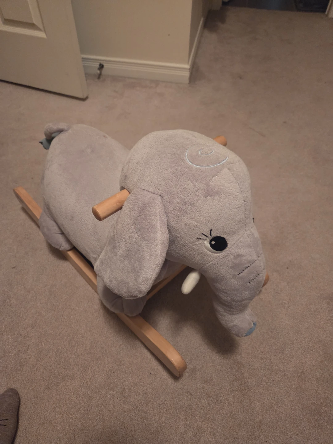 Plush Elephant Rocker