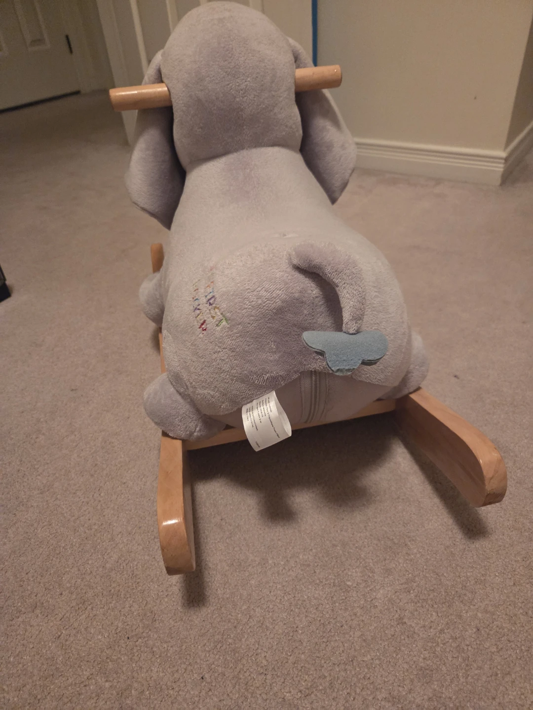 Plush Elephant Rocker - photo 3