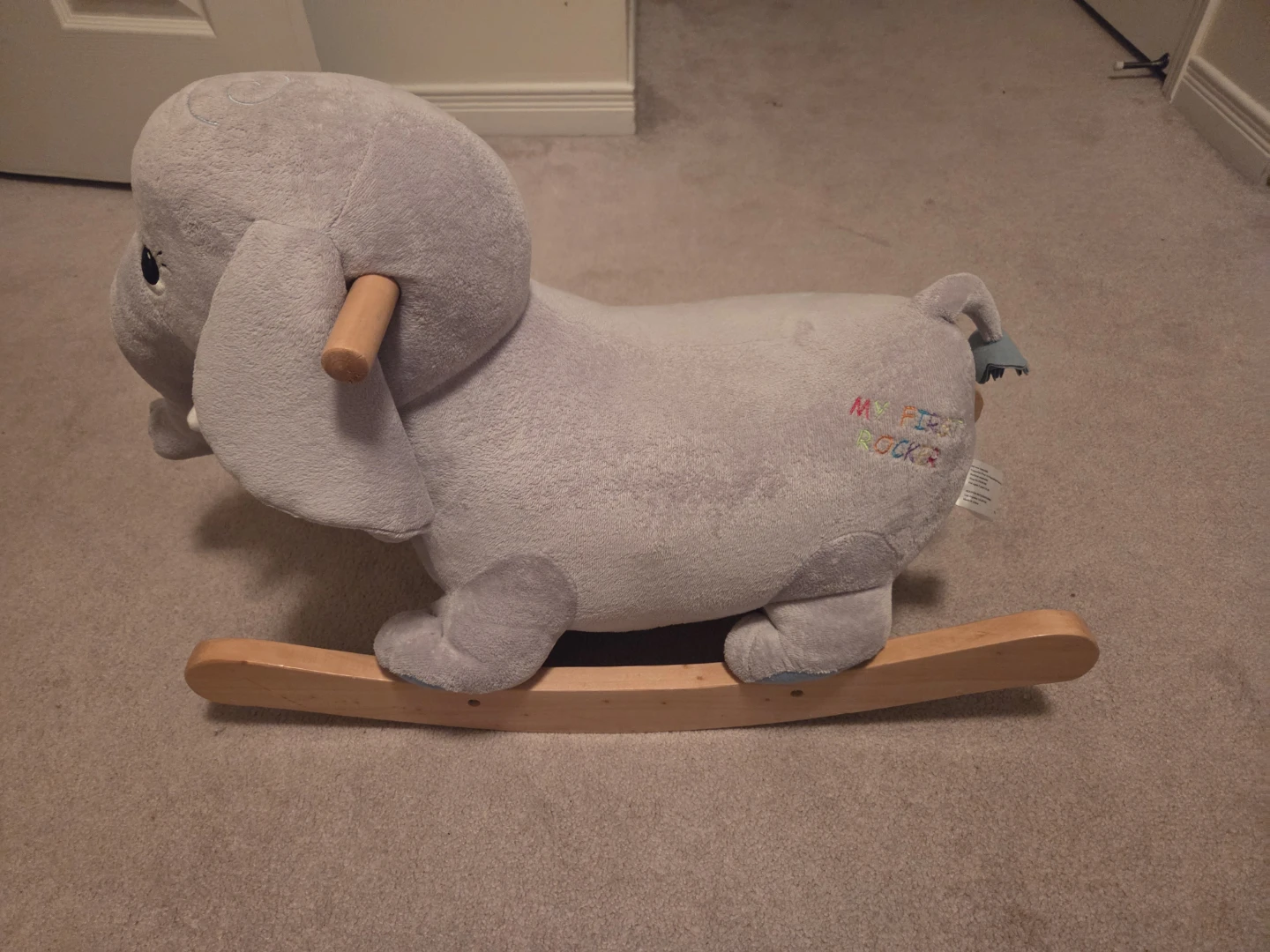 Plush Elephant Rocker - photo 4
