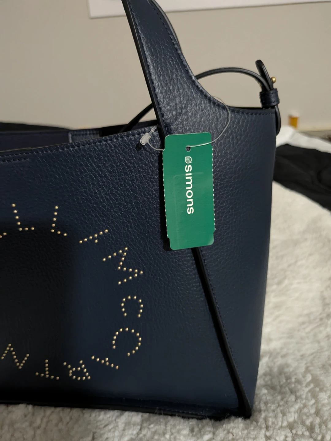 Stella McCartney Navy Blue Tote Bag - photo 2