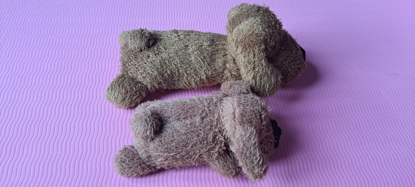 Set of 2 Plush dog keyboard and mouse wrist rest - photo 2