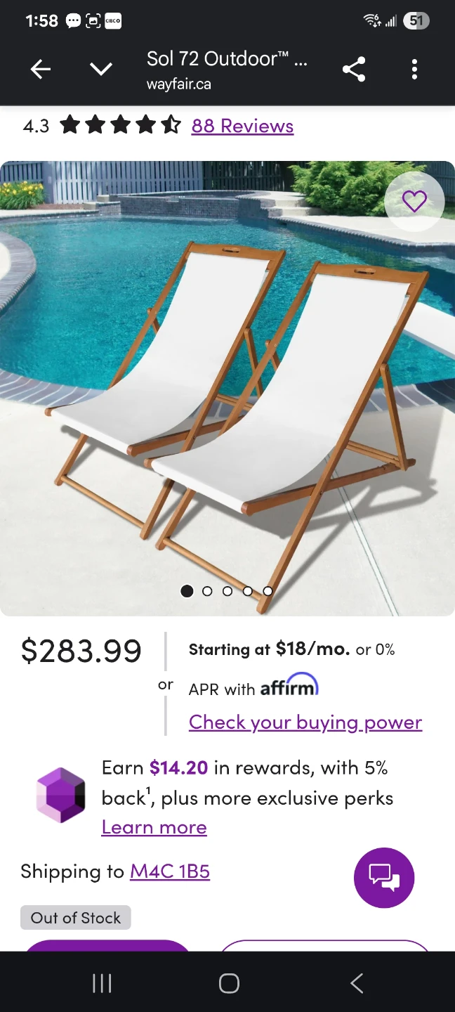 2 Wooden deck chairs with white canvas - photo 2