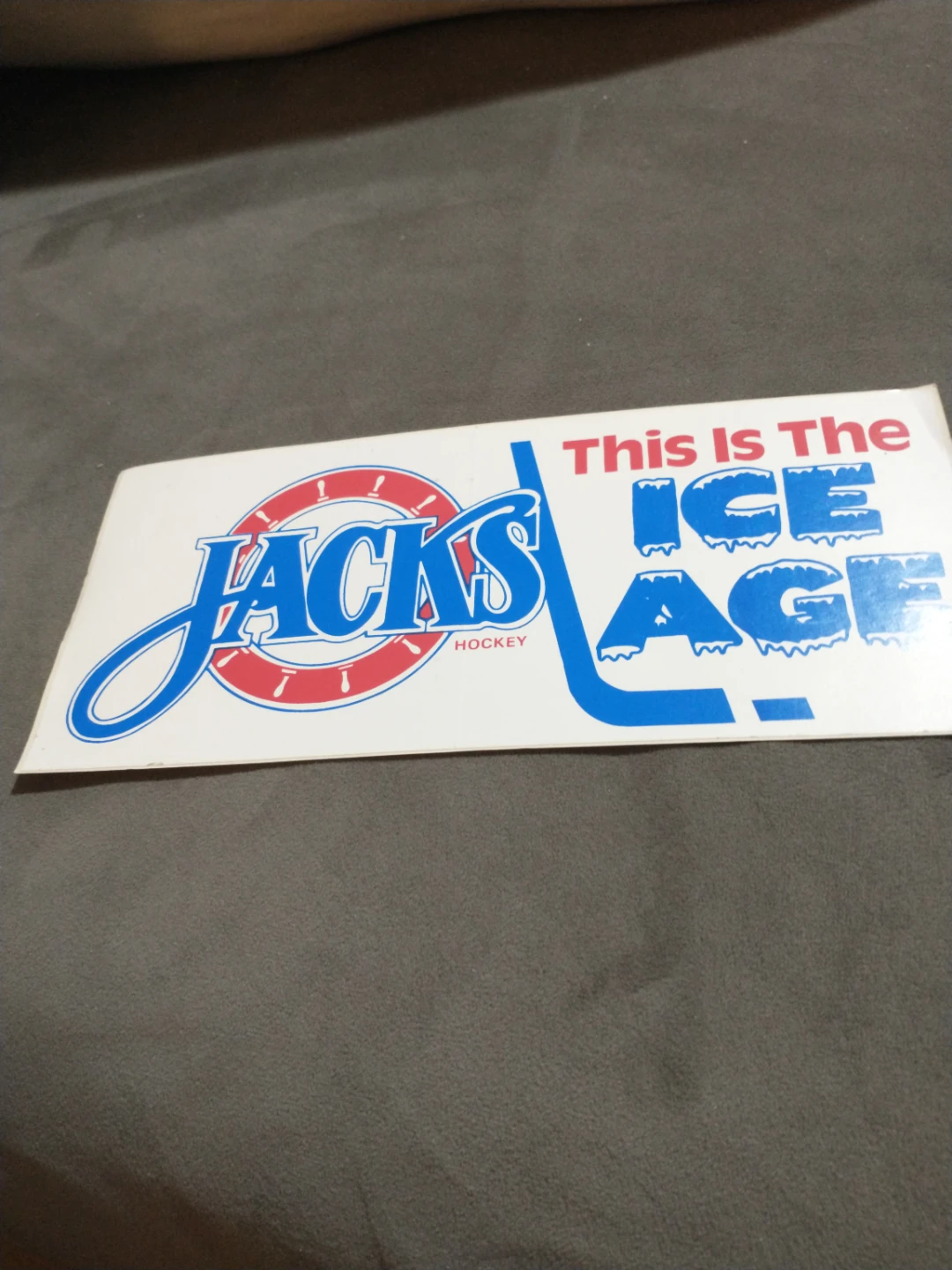 1980s AHL Baltimore Skipjacks 9" Hockey Bumper Sticker - photo 2
