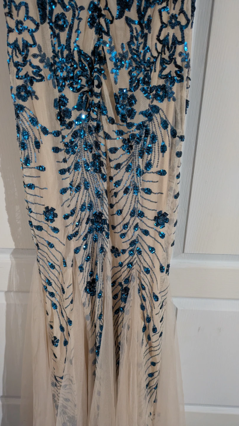 Sparkly Beaded Maxi Dress