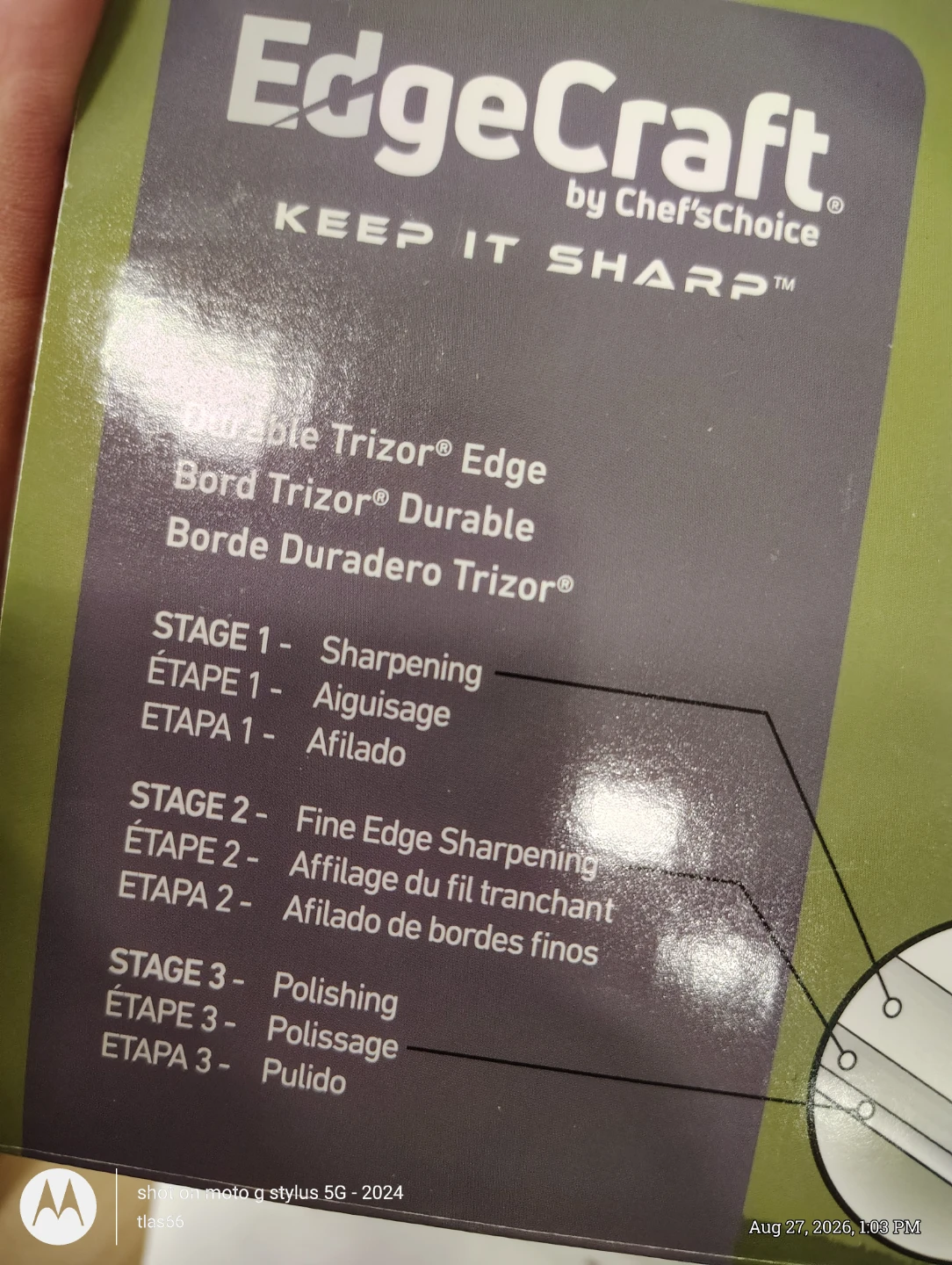 EdgeCraft by Chef'sChoice E270 Hybrid Knife Sharpener - photo 3