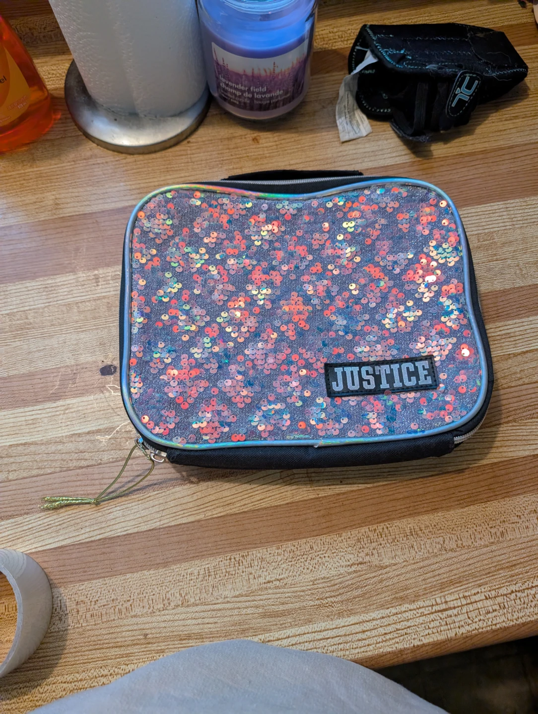 Justice Sequin Lunch Bag - photo 3