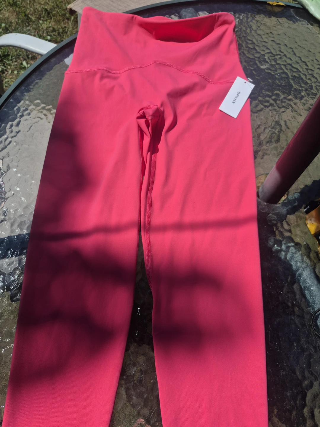 SPANX Pink Leggings- New with Tags