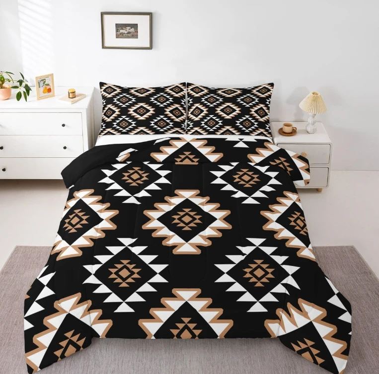 Western Aztec Comforter Set Queen Size
