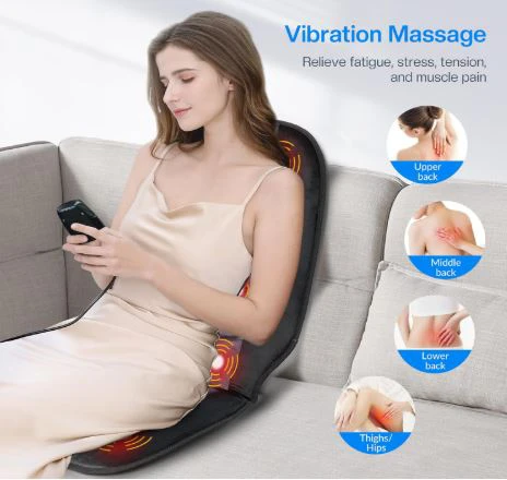 CILI Back Massage Seat Cushion with Heat and Vibration - NEW - photo 2