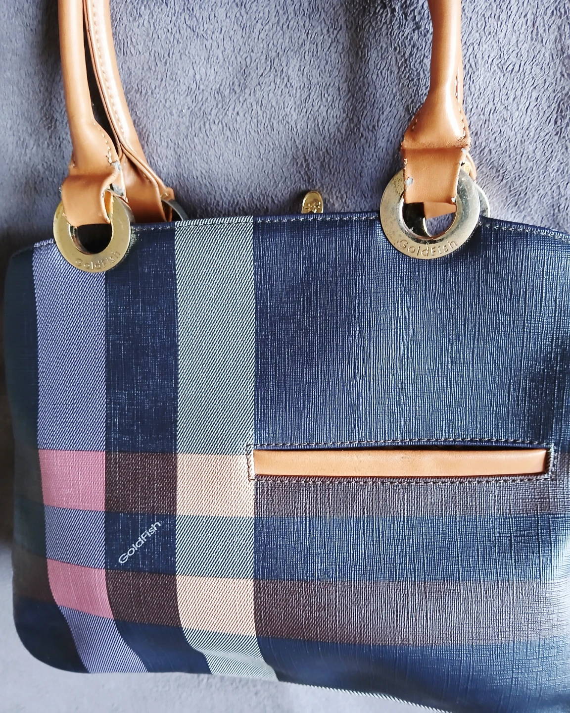 Goldfish Plaid Handbag - photo 2