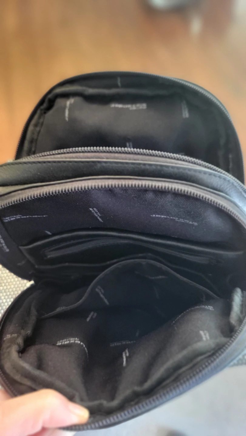 Derek Alexander Black Genuine Leather Backpack - photo 2