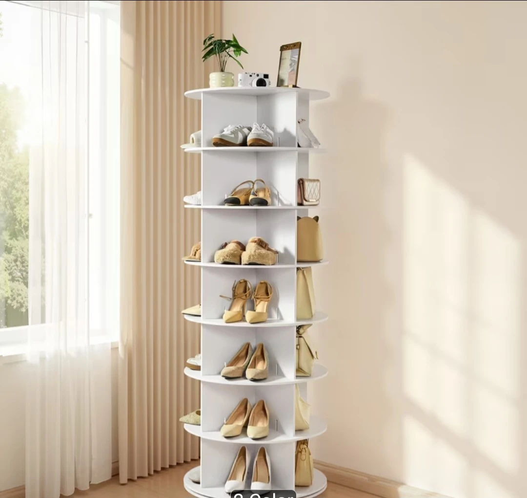 Rotating Shoe Rack - Lavender