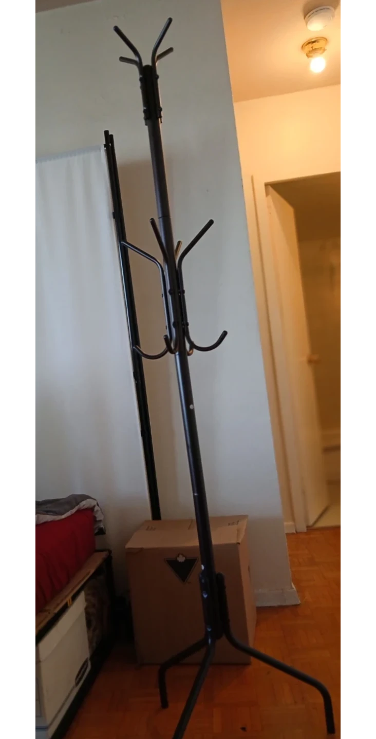 Black Coat Rack Stand