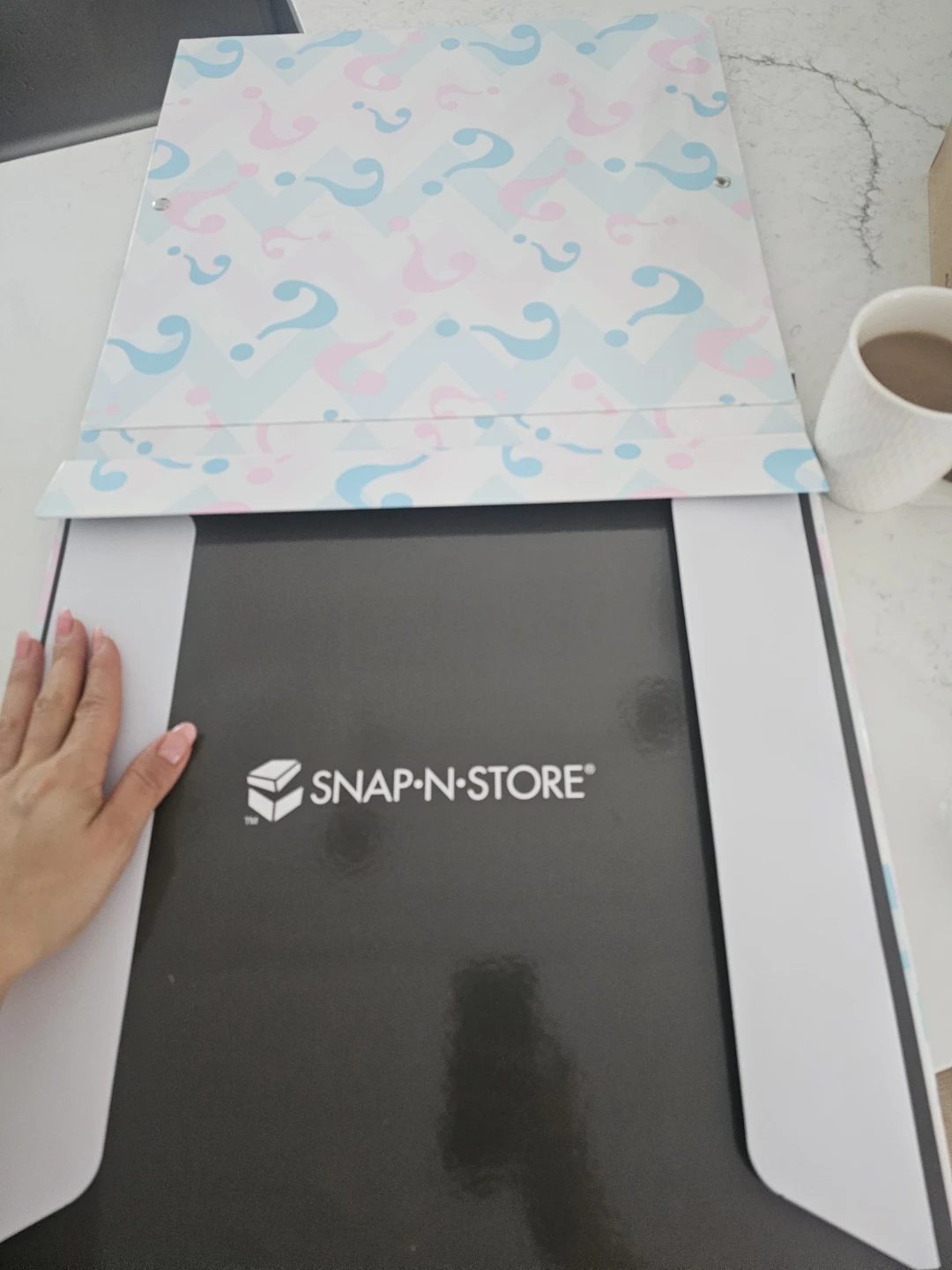 SNAP-N-STORE Gender Reveal Storage Box