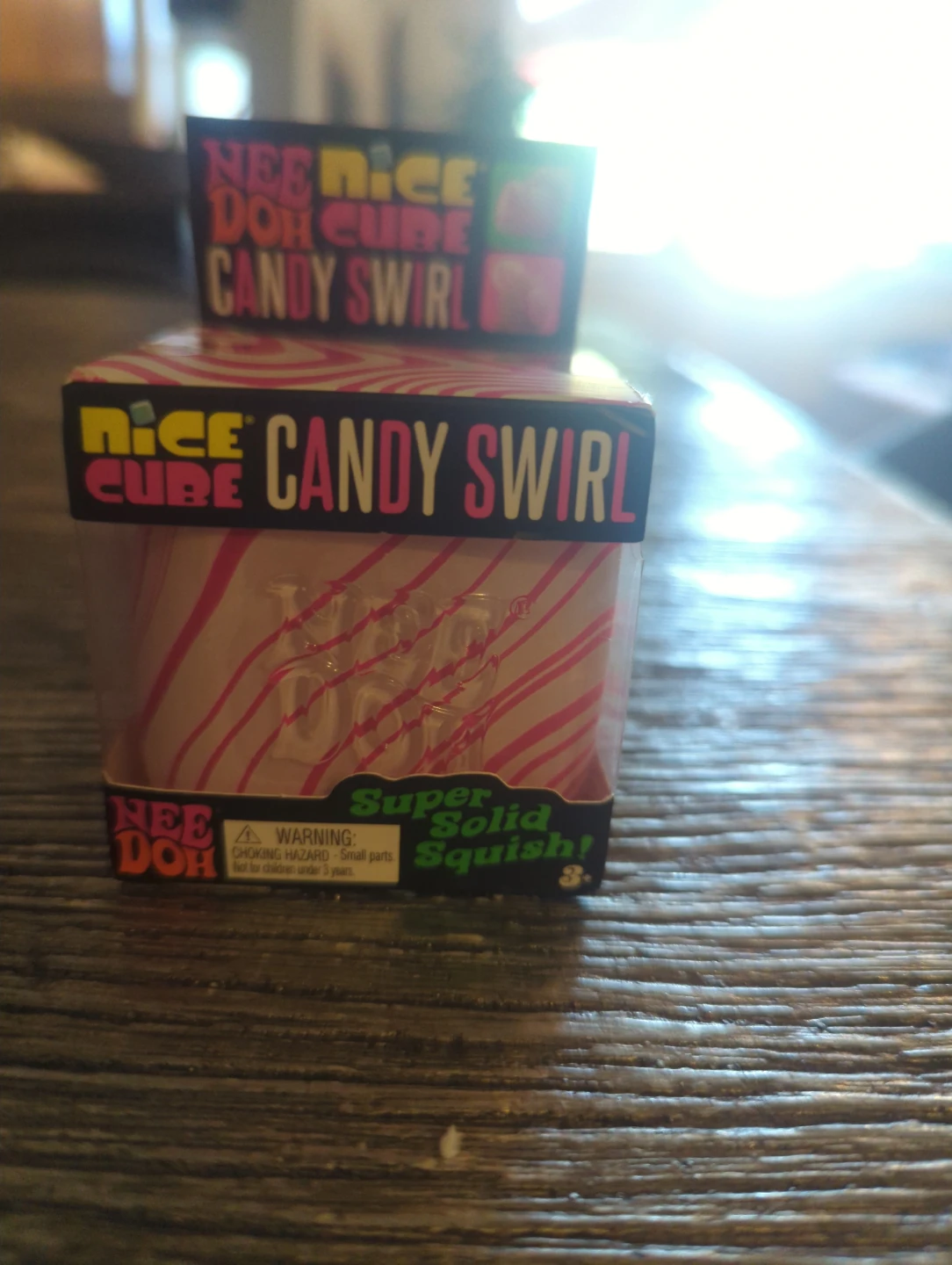 Nee Doh Super Solid Squish Candy Swirl