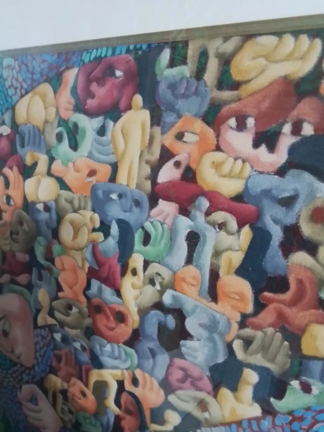 Oil on Canvas – En el aire (Manifestación 156) by Gámez - photo 5