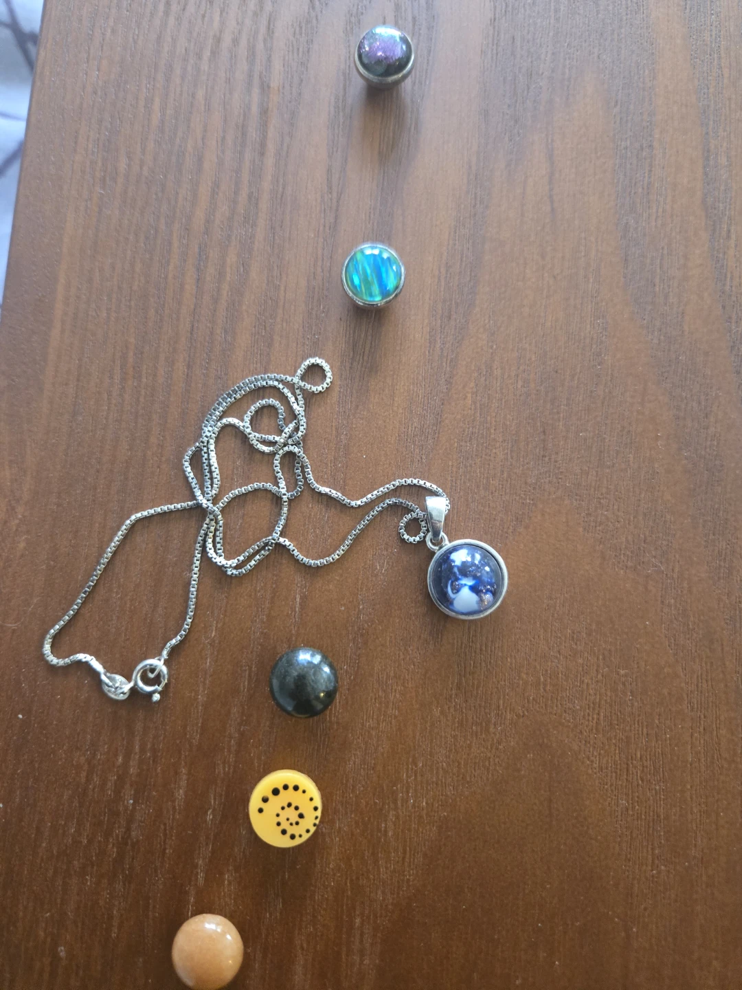 Sterling Silver Necklace with Pendant - photo 3