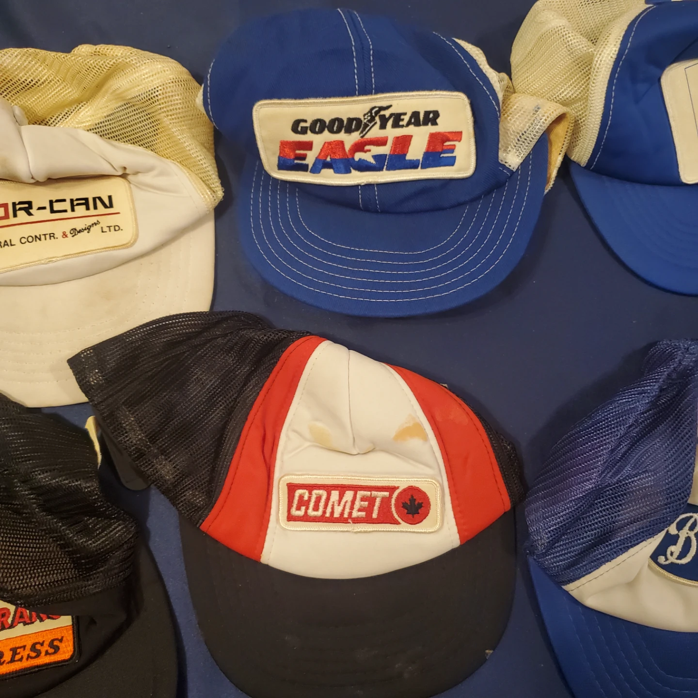 Vintage hats Goodyear, Comet, Boots, Tor-Can, Alltrans - photo 3