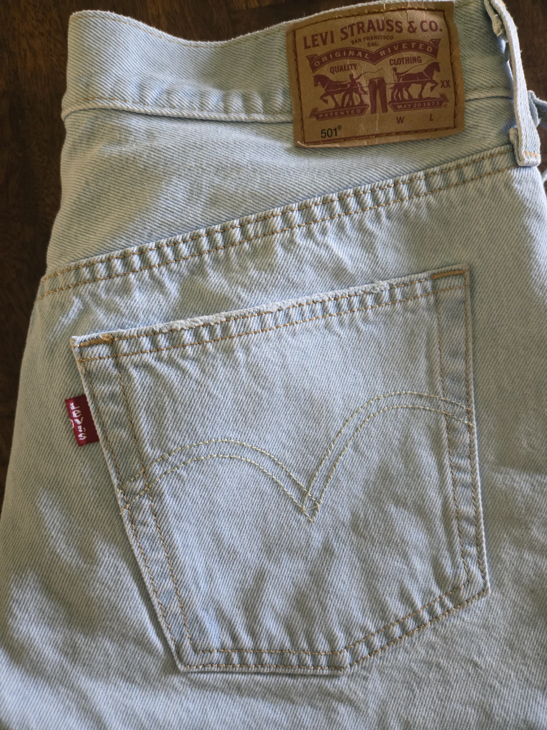 Levis 501 jean shorts