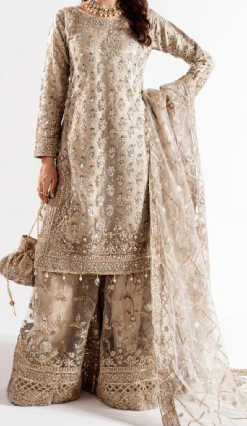 Women's Embroidered dress set - 4 piece set