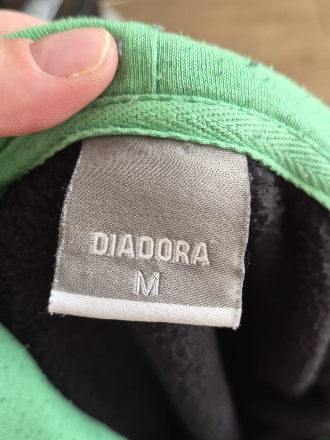 Diadora Black Hoodie Size M - photo 2