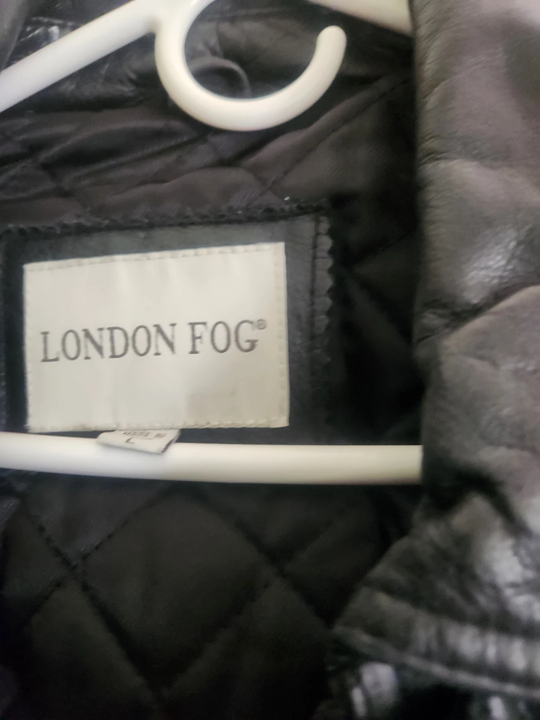 London Fog Black Leather Jacket - photo 5