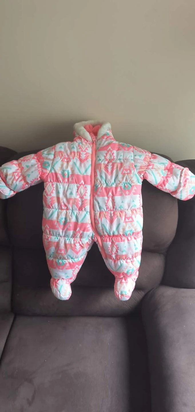Baby Girls' Puffer Snowsuit
