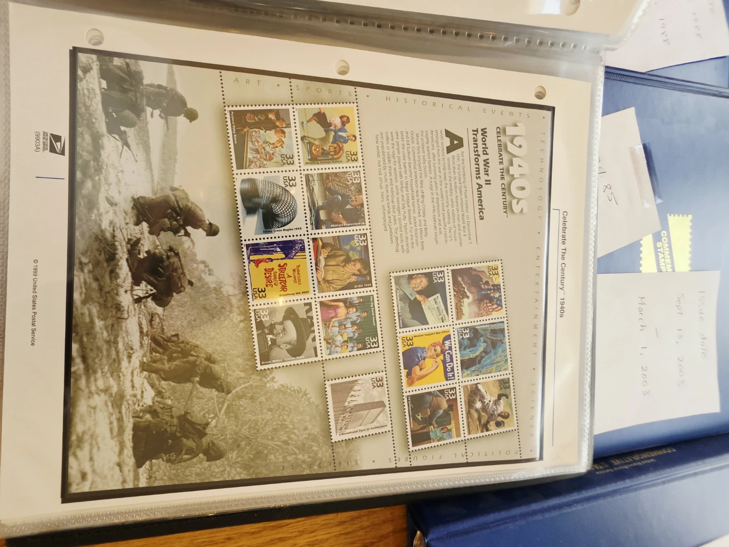 Commemorative Stamp Collection Mint _10 binders - photo 4