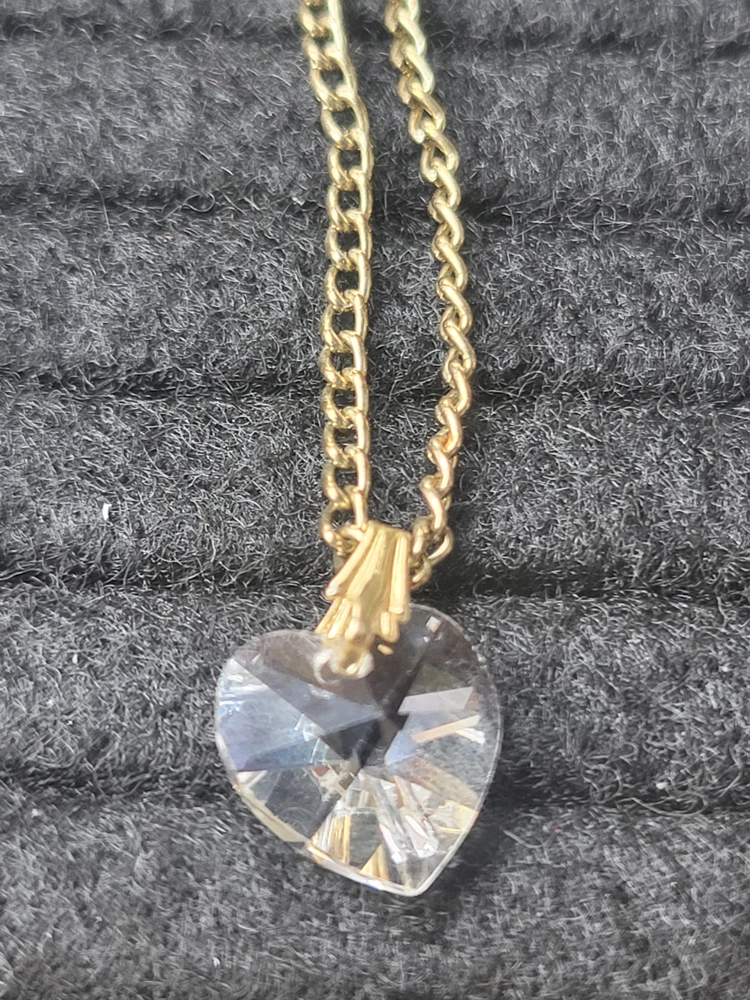 Gold Tone Heart Pendant Necklace - photo 5