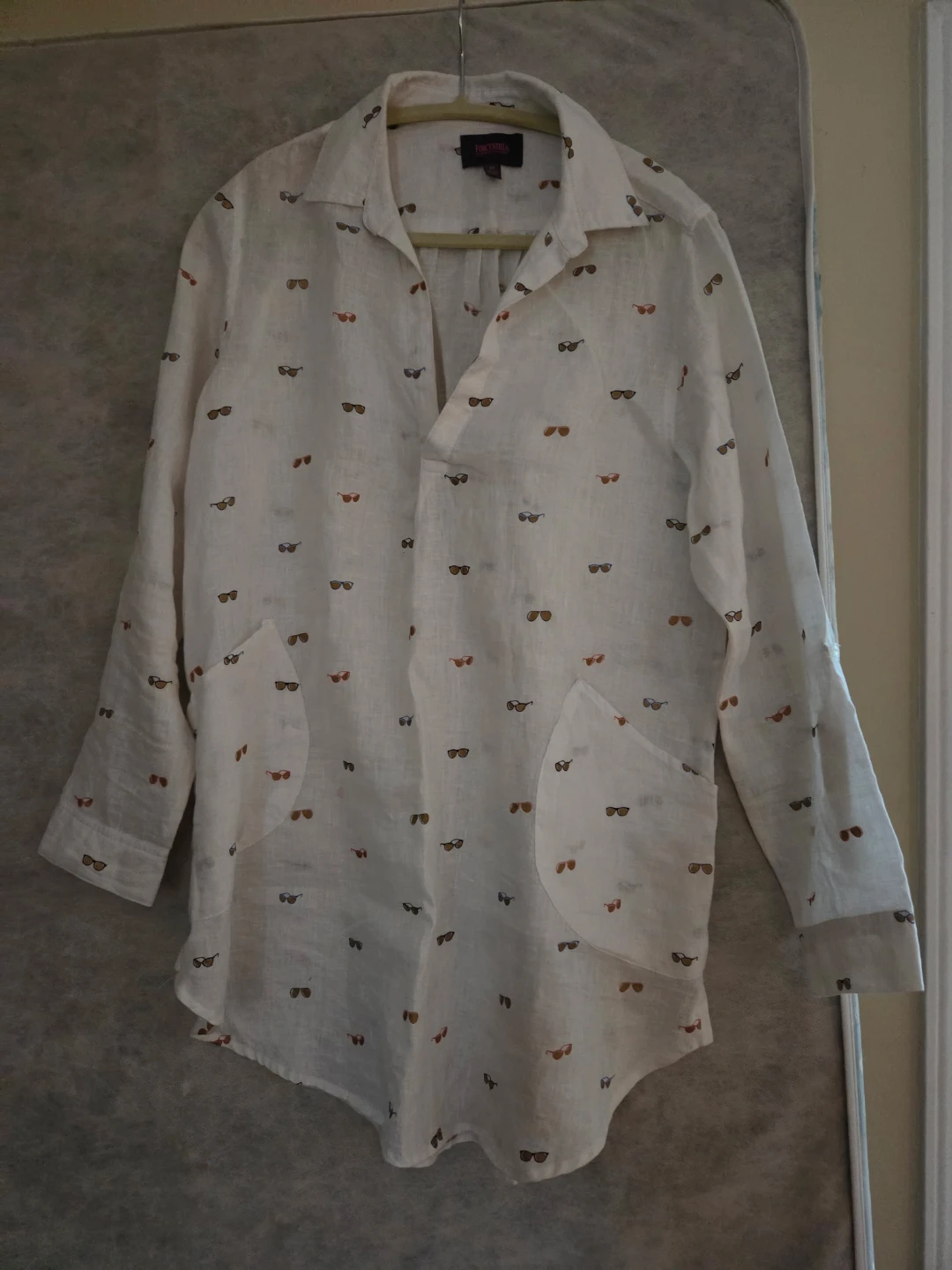FORCYNTHIA Beachwear Linen Shirt