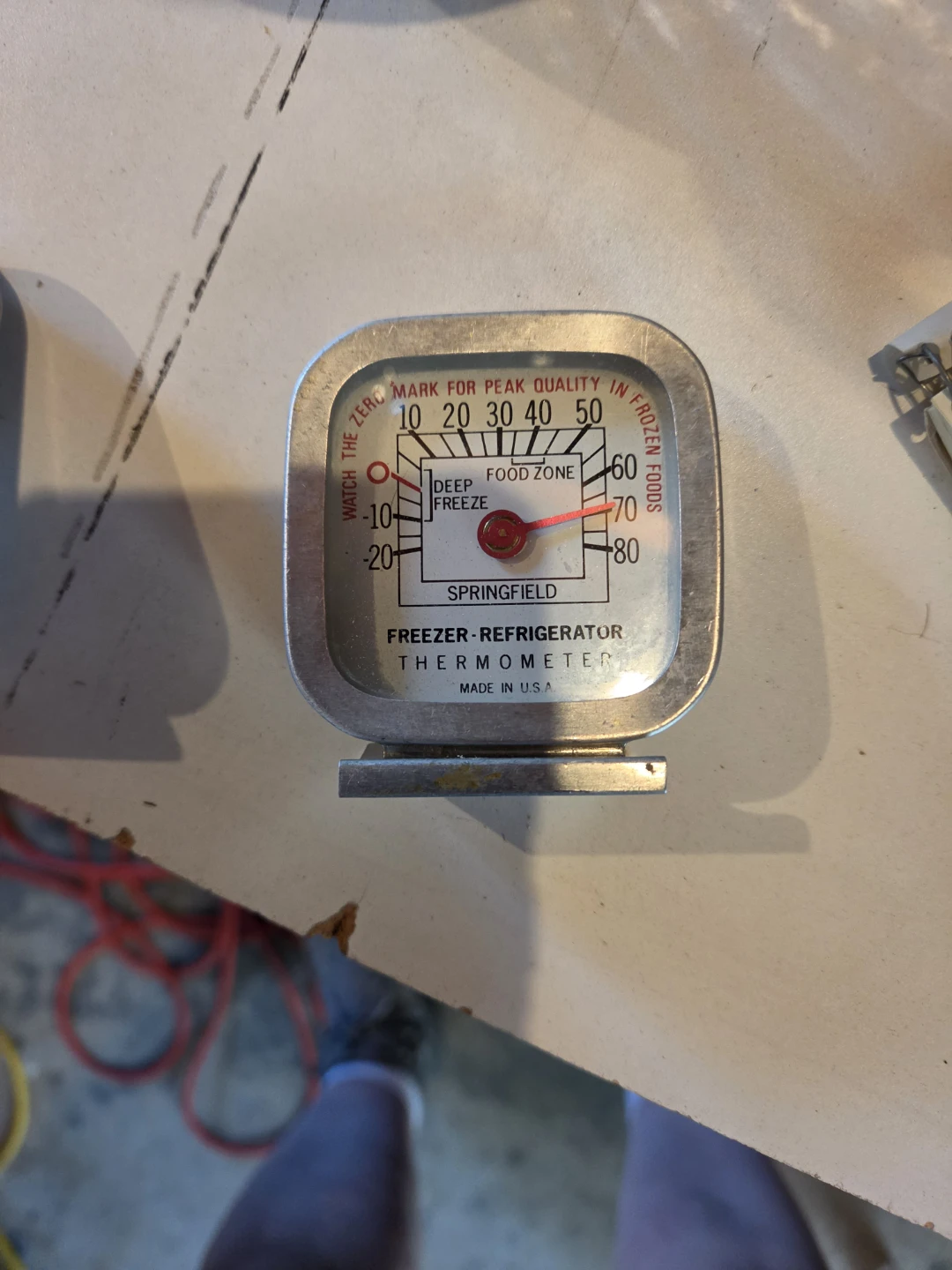 Springfield Freezer Refrigerator Thermometer