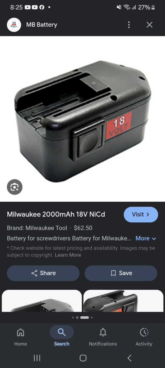 Milwaukee battery and charger - photo 5