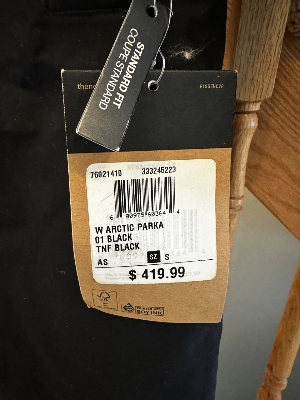 The North Face Women's Arctic Parka - Black (Size Small)