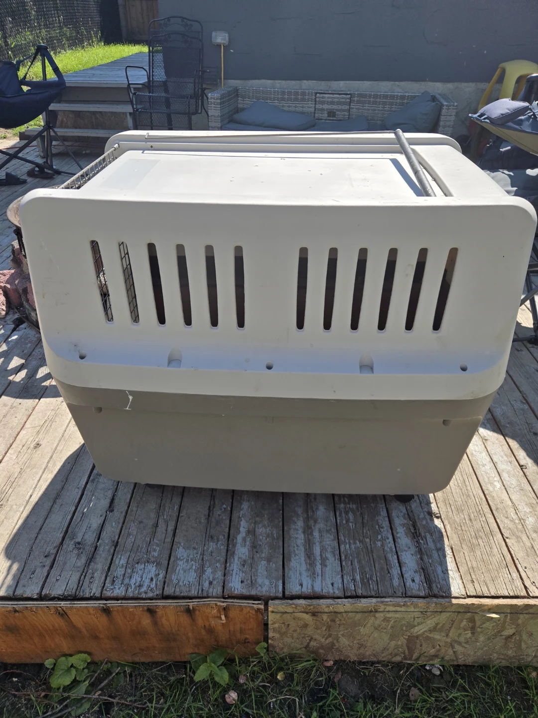 Large Plastic Pet Carrier - photo 2