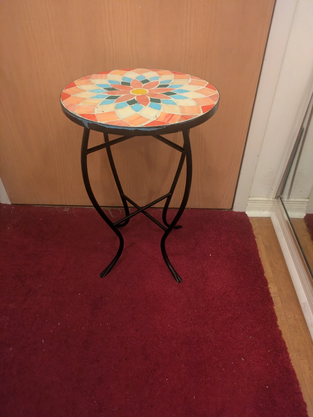 Mosaic Top Accent Table