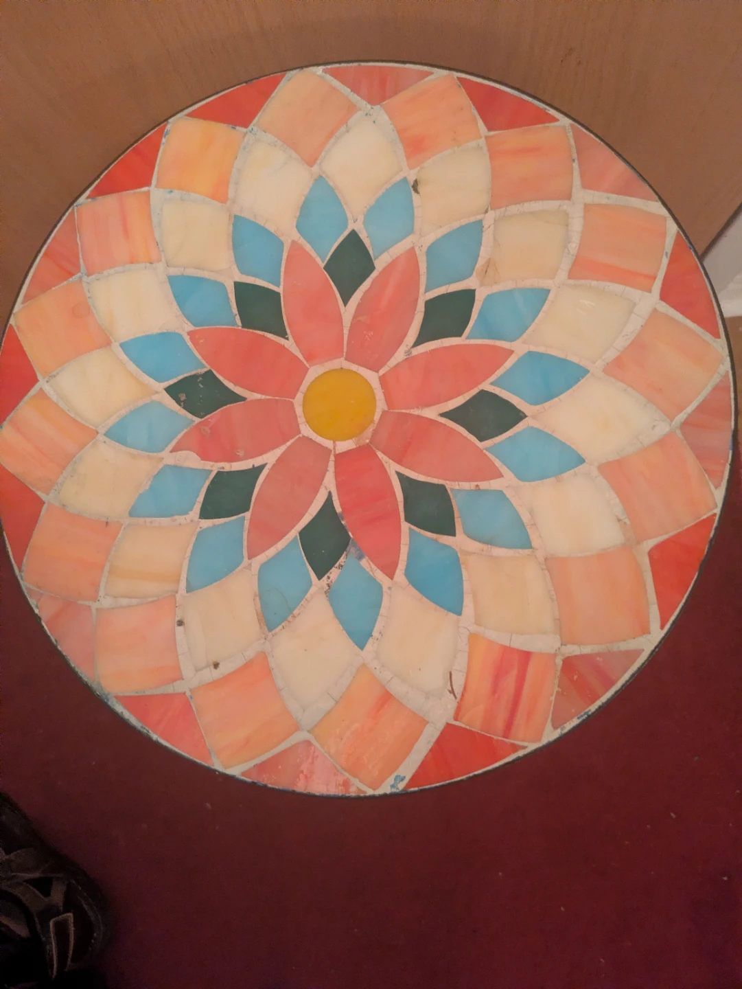 Mosaic Top Accent Table - photo 2
