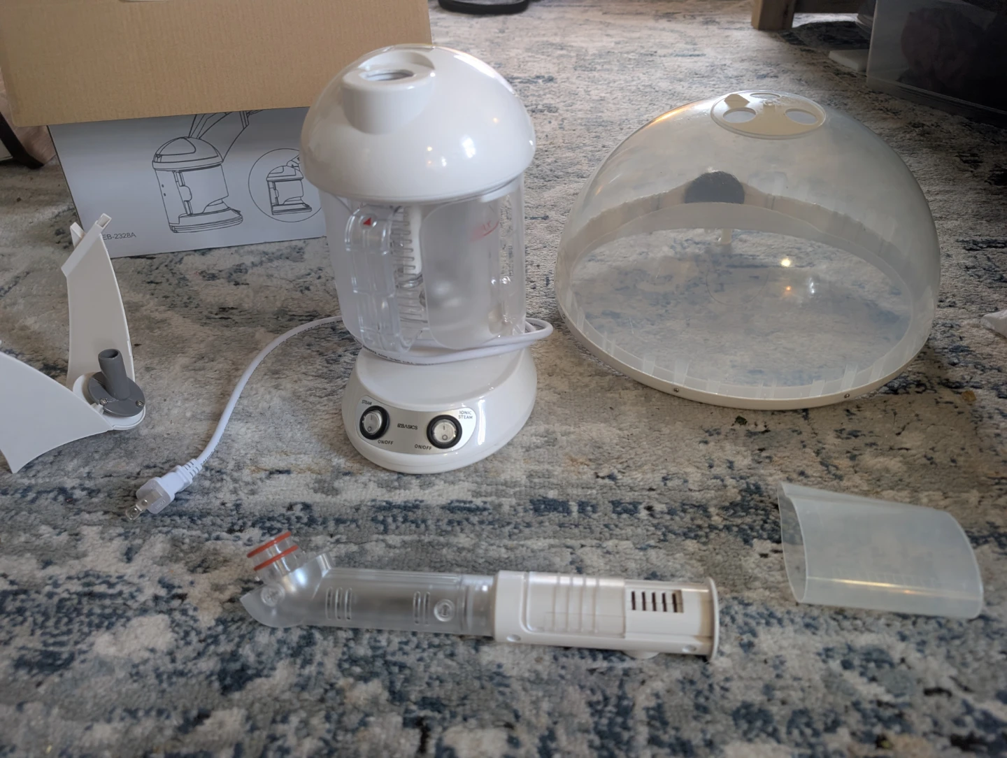 EZBASICS Hair & Facial Steamer