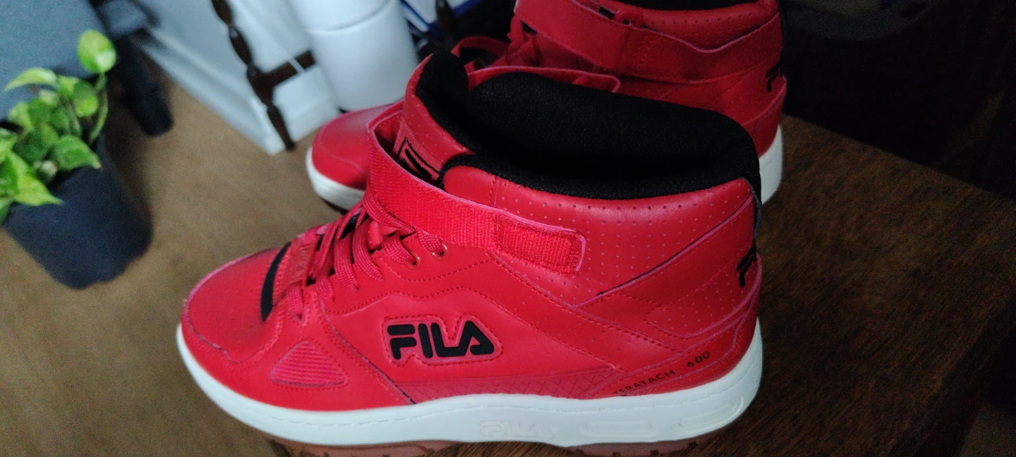 Red Fila Mid-Top Sneakers - photo 3