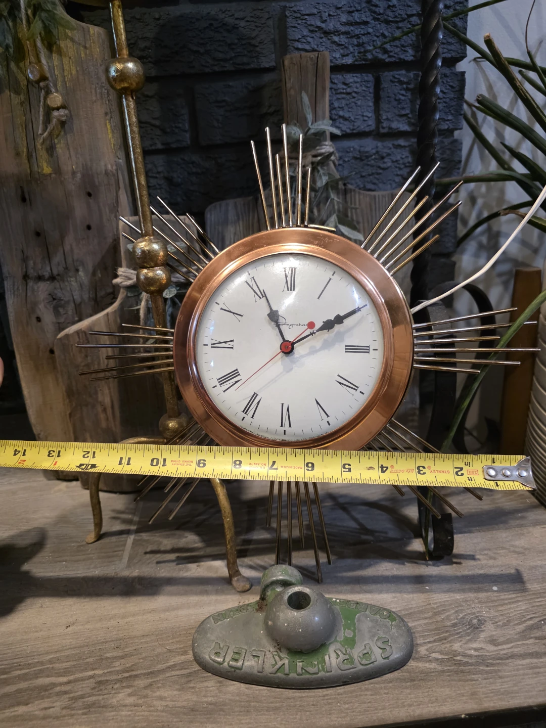 Vintage Ingraham Sunburst Alarm Clock - photo 2