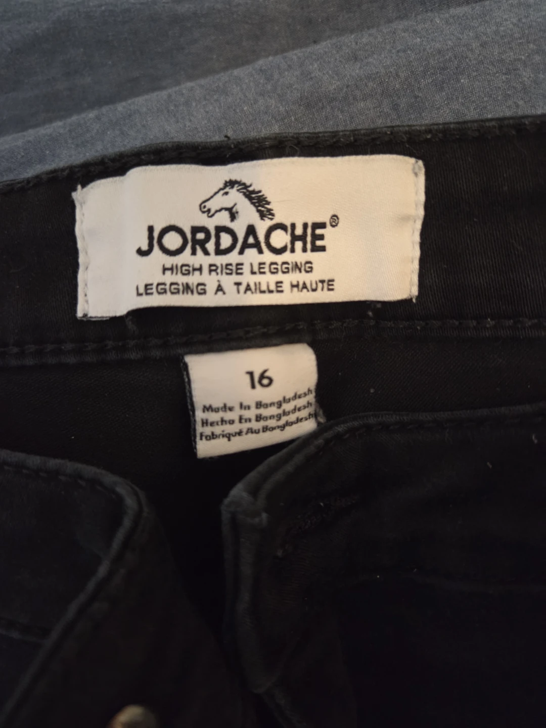 Jordache Black Jeans Size 16 - photo 3