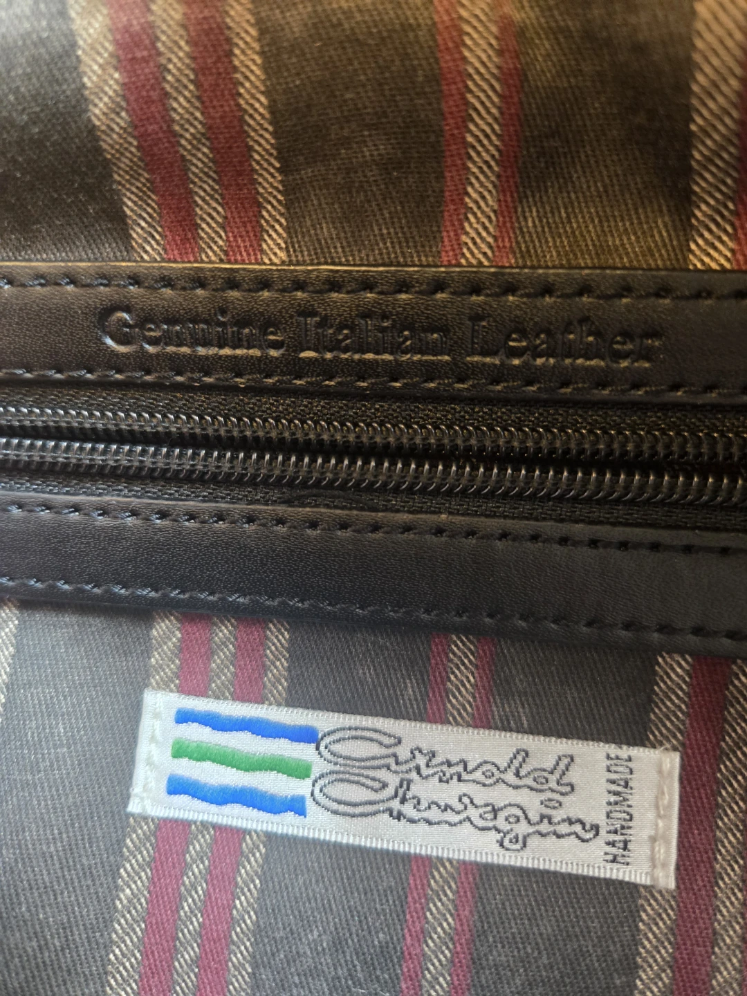 Black Leather Handbag genuine leather. - photo 4