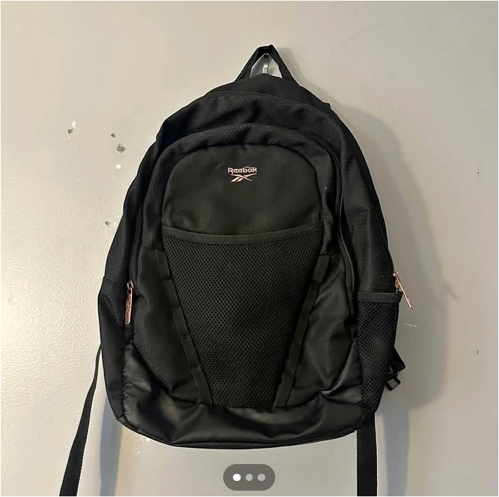 Black Reebok Backpack