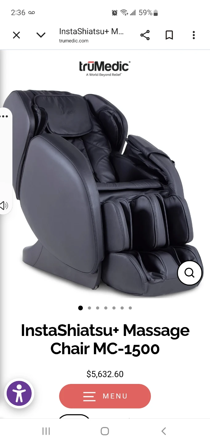 Instashiatsu massage chair - photo 3